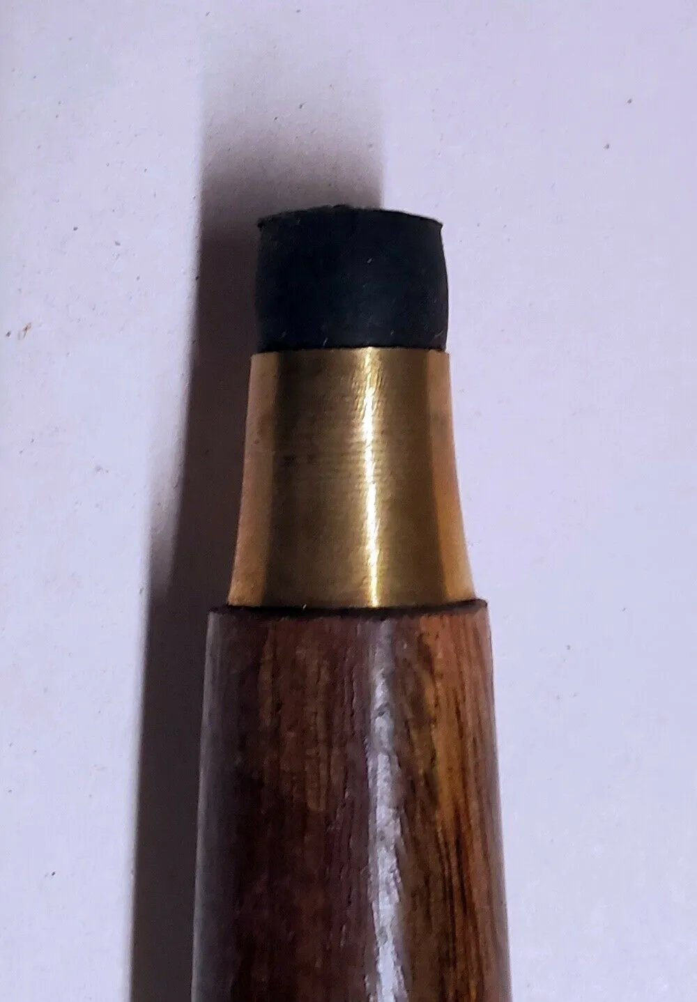36.5” Wooden Derby Brown Walking Stick/Cane