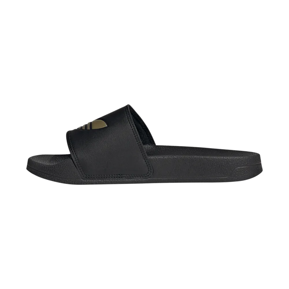 adidas Womens Adilette Lite Slide - Black / Gold