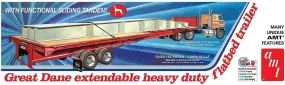 AMT Great Dane Extendable Heavy Duty Flatbed Trailer (1:25)