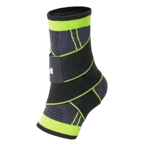 Ankle Braces, Adjustable Compression Ankle Support Men & Women, Strong Ankle Brace Sports Protection, Stabilize Ligaments-Eases Swelling and Sprained Ankle (Large, Green, 1) Large