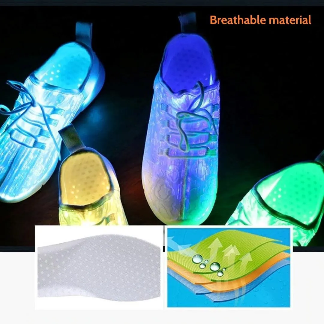 Cuzcare Women Led Fiber Optic Orthopedic Sneakers