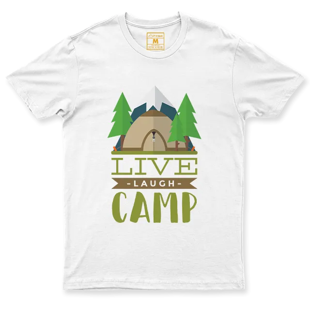Drifit Shirt: Live Laugh Camp