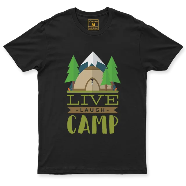 Drifit Shirt: Live Laugh Camp