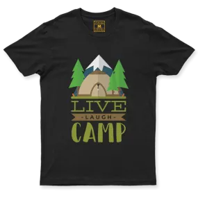 Drifit Shirt: Live Laugh Camp