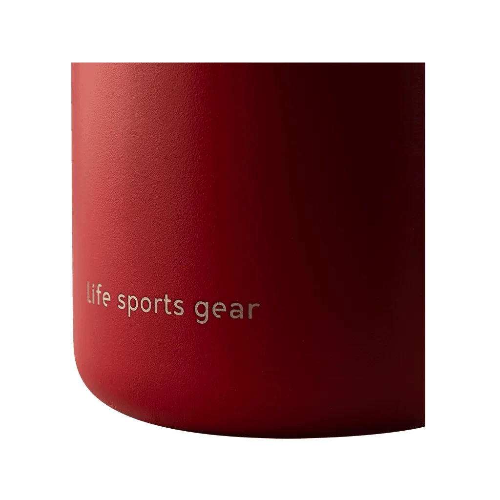 Insulated Stainless Steel Tumbler With Straw - 530ml