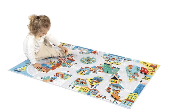 Janod Cross Roads City Play Mat