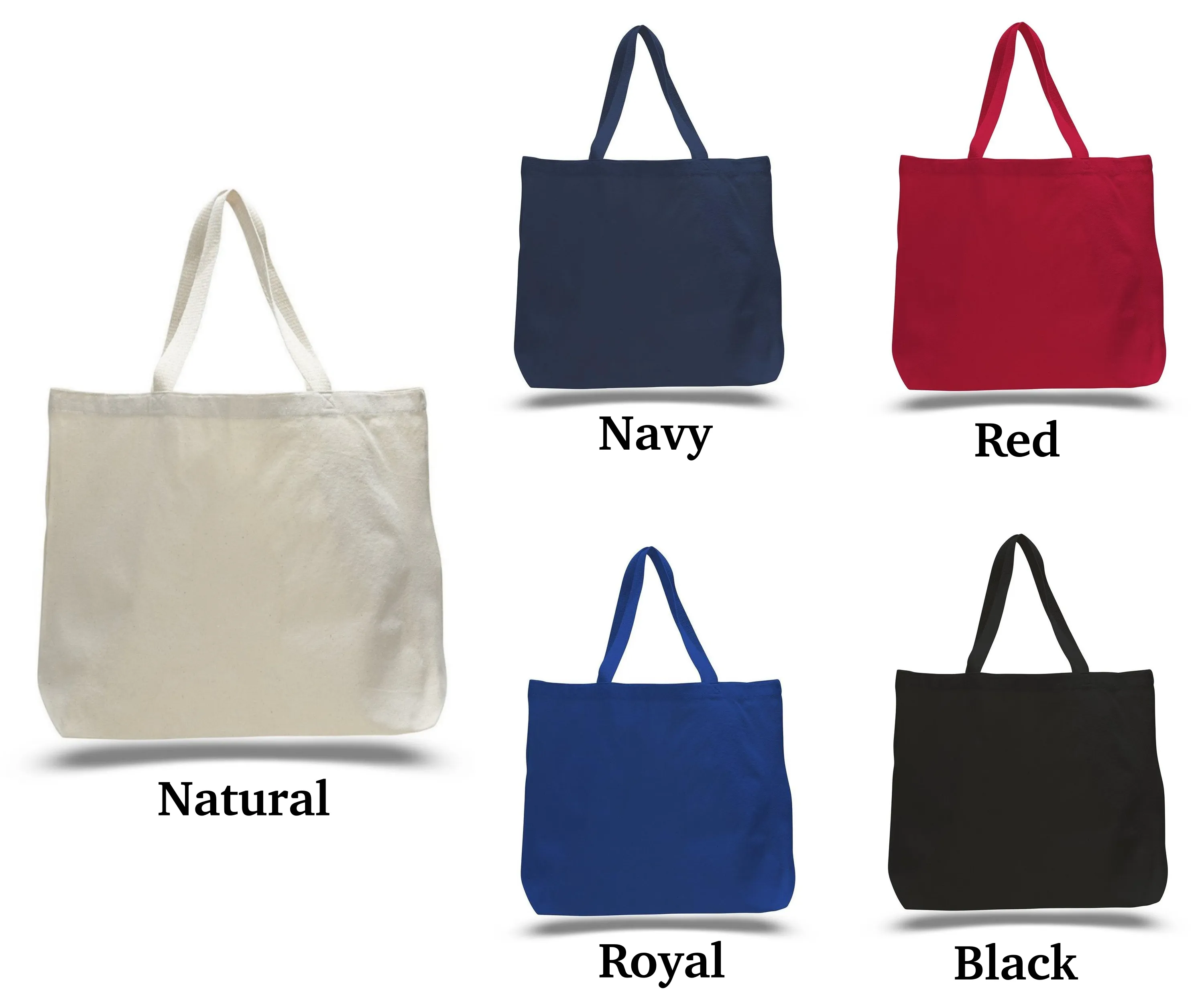 Large Size Heavy Duty Canvas Tote Bags