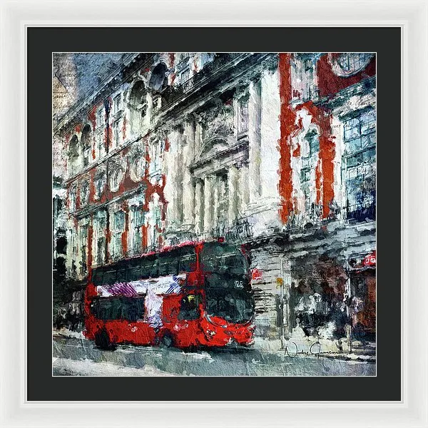 Oxford Street - Framed Print