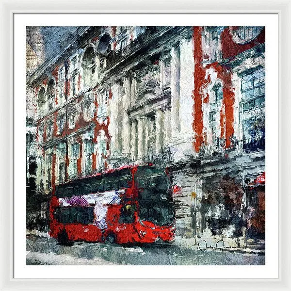 Oxford Street - Framed Print