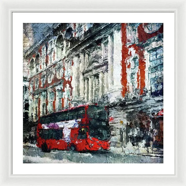 Oxford Street - Framed Print