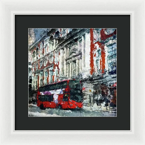 Oxford Street - Framed Print