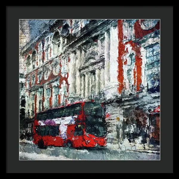 Oxford Street - Framed Print