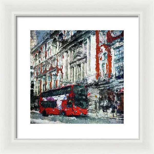 Oxford Street - Framed Print