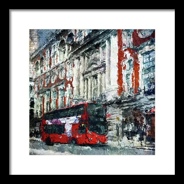 Oxford Street - Framed Print