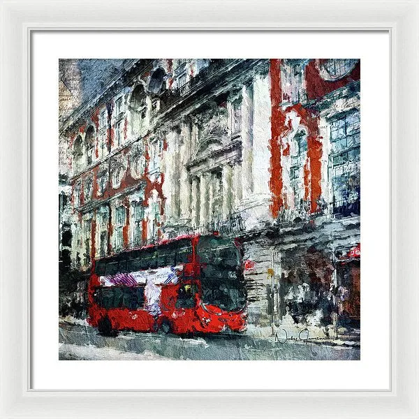 Oxford Street - Framed Print