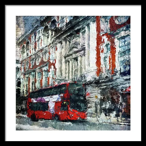 Oxford Street - Framed Print