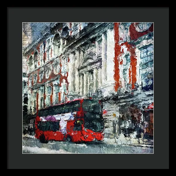 Oxford Street - Framed Print