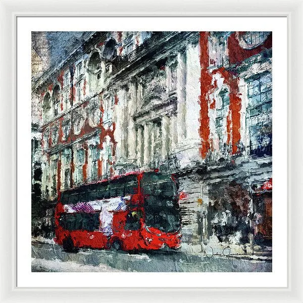 Oxford Street - Framed Print