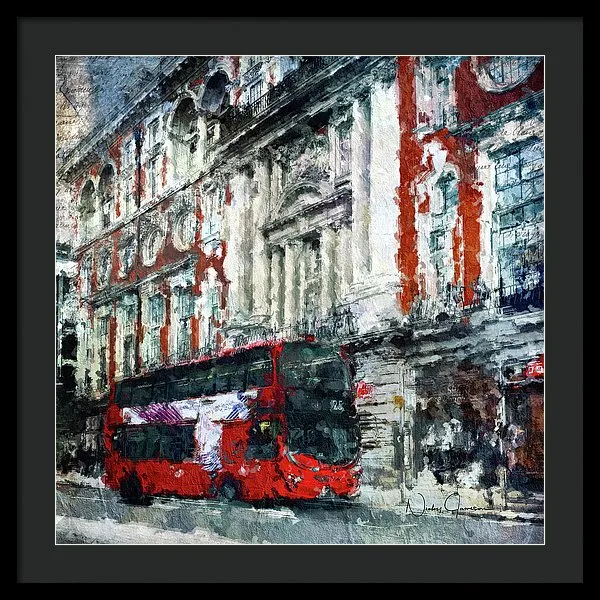 Oxford Street - Framed Print