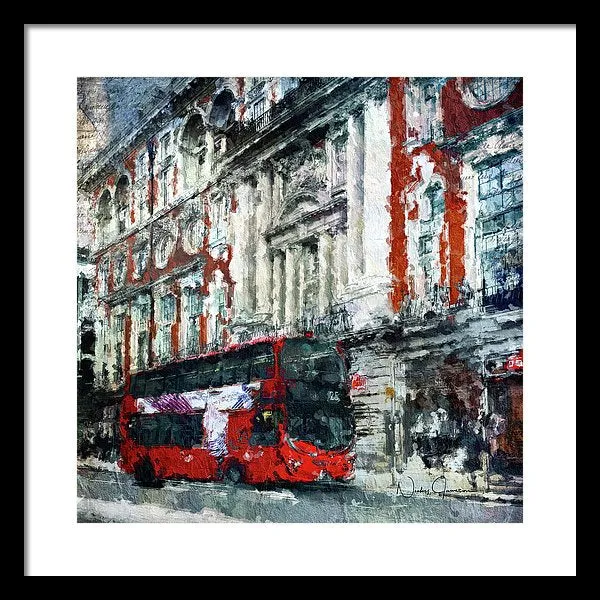 Oxford Street - Framed Print