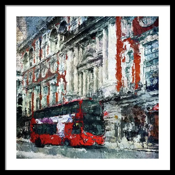 Oxford Street - Framed Print