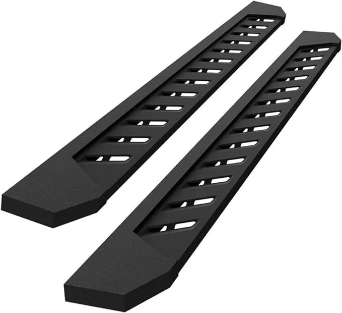 Running Boards Compatible with Rivian R1T/R1S 2022 2023 2024 Side Steps Pedals Step Bars Aluminum Black