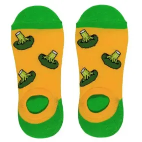 SF302 Golden Yellow Broccoli Low Cut Socks